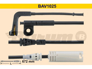 BARUM BAV1025 įspėjimo kontaktas, stabdžių trinkelių susidėvėjimas 
 Stabdžių sistema -> Susidėvėjimo indikatorius, stabdžių trinkelės
34 35 6 764 298, 34 35 6 768 595