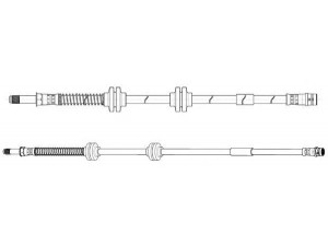 KAWE 514580 stabdžių žarnelė 
 Stabdžių sistema -> Stabdžių žarnelės
7H8611701A, 7H8611701B