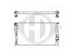 DIEDERICHS 8121603 radiatorius, variklio aušinimas 
 Aušinimo sistema -> Radiatorius/alyvos aušintuvas -> Radiatorius/dalys
17117558480, 17117788903, 17117788904