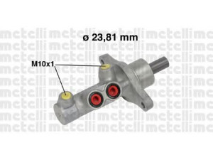 METELLI 05-0705 pagrindinis cilindras, stabdžiai 
 Stabdžių sistema -> Pagrindinis stabdžių cilindras
77 01 208 838
