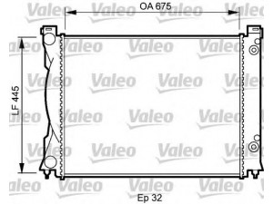 VALEO 735026 radiatorius, variklio aušinimas 
 Aušinimo sistema -> Radiatorius/alyvos aušintuvas -> Radiatorius/dalys
4F0121251R