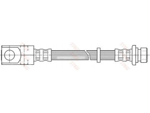 TRW PHD792 stabdžių žarnelė 
 Stabdžių sistema -> Stabdžių žarnelės
87DA2A448AB