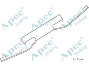 APEC braking KIT550 priedų komplektas, stabdžių trinkelė 
 Stabdžių sistema -> Būgninis stabdys -> Dalys/priedai