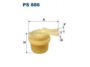 FILTRON PS886 kuro filtras 
 Techninės priežiūros dalys -> Papildomas remontas
FS100, M203009