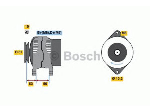 BOSCH 0 986 039 570 kintamosios srovės generatorius 
 Elektros įranga -> Kint. sr. generatorius/dalys -> Kintamosios srovės generatorius
1204129, 90289247, 90511446, 93603136