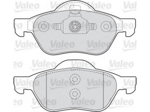 VALEO 598566 stabdžių trinkelių rinkinys, diskinis stabdys 
 Techninės priežiūros dalys -> Papildomas remontas
410607690R, 7701206598, 7701208183