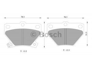 BOSCH 0 986 AB2 670 stabdžių trinkelių rinkinys, diskinis stabdys 
 Techninės priežiūros dalys -> Papildomas remontas
04466 20090, 04466 52010, 04466 52020