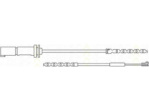 TRISCAN 8115 11057 įspėjimo kontaktas, stabdžių trinkelių susidėvėjimas 
 Stabdžių sistema -> Susidėvėjimo indikatorius, stabdžių trinkelės
3435 6792 571