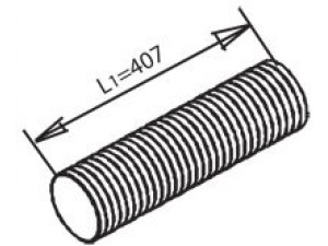 DINEX 47602 išleidimo kolektorius 
 Išmetimo sistema -> Išmetimo vamzdžiai
81.15210.0049