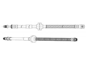 FERODO FHY2811 stabdžių žarnelė 
 Stabdžių sistema -> Stabdžių žarnelės
2H0611701