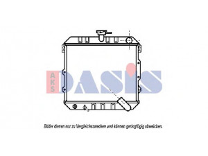 AKS DASIS 140490N radiatorius, variklio aušinimas 
 Aušinimo sistema -> Radiatorius/alyvos aušintuvas -> Radiatorius/dalys
MB221815