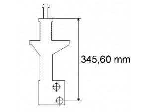 SACHS 170 160 amortizatorius 
 Pakaba -> Amortizatorius
357 413 031 H, 357 413 031 L, 357 413 031 S