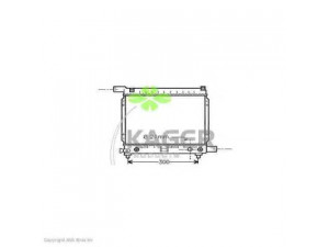 KAGER 31-0606 radiatorius, variklio aušinimas 
 Aušinimo sistema -> Radiatorius/alyvos aušintuvas -> Radiatorius/dalys
1245005603, 1245007103, 1245008303