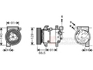 VAN WEZEL 1300K286 kompresorius, oro kondicionierius 
 Oro kondicionavimas -> Kompresorius/dalys
92600-1F700, 92600-1F701