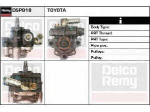 DELCO REMY DSP918 hidraulinis siurblys, vairo sistema 
 Vairavimas -> Vairo pavara/siurblys