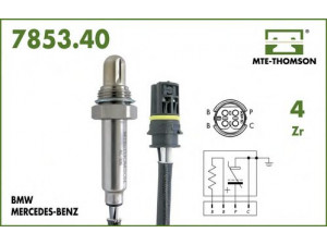 MTE-THOMSON 7853.40.083 lambda jutiklis 
 Išmetimo sistema -> Lambda jutiklis
11 78 1 743 994, 000 540 64 17