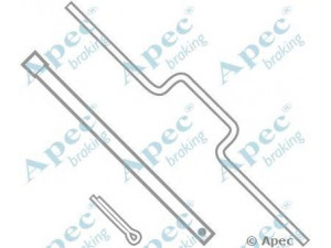 APEC braking KIT555 priedų komplektas, stabdžių trinkelė 
 Stabdžių sistema -> Būgninis stabdys -> Dalys/priedai