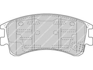 FERODO FDB1619 stabdžių trinkelių rinkinys, diskinis stabdys 
 Techninės priežiūros dalys -> Papildomas remontas
G2YS3328Z, GJYE3323ZB, GJYE3323ZC