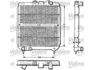 VALEO 810886 radiatorius, variklio aušinimas 
 Aušinimo sistema -> Radiatorius/alyvos aušintuvas -> Radiatorius/dalys
1300-C1, 1300C1
