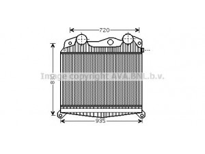 AVA QUALITY COOLING MN4040 tarpinis suslėgto oro aušintuvas, kompresorius 
 Variklis -> Oro tiekimas -> Įkrovos agregatas (turbo/superįkrova) -> Tarpinis suslėgto oro aušintuvas
81061300179, 81061300197, 81061300215