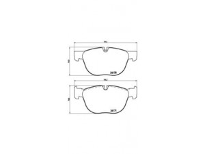 BREMBO P 06 049 stabdžių trinkelių rinkinys, diskinis stabdys 
 Techninės priežiūros dalys -> Papildomas remontas
34114074370, 34116778403, 34116779293