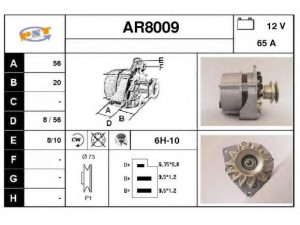 SNRA AR8009 kintamosios srovės generatorius 
 Elektros įranga -> Kint. sr. generatorius/dalys -> Kintamosios srovės generatorius
549399, 60851539