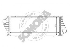 SOMORA 172145 tarpinis suslėgto oro aušintuvas, kompresorius 
 Variklis -> Oro tiekimas -> Įkrovos agregatas (turbo/superįkrova) -> Tarpinis suslėgto oro aušintuvas
5119997AA, 9015010701, A2D0145805