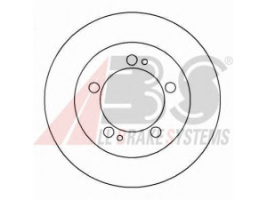 A.B.S. 16207 stabdžių diskas 
 Dviratė transporto priemonės -> Stabdžių sistema -> Stabdžių diskai / priedai
MB 587433, MB587432, MB587432, MB587433