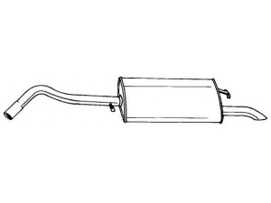 AKS DASIS SG25691 galinis duslintuvas 
 Išmetimo sistema -> Duslintuvas
1033719