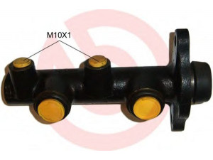 BREMBO M 49 002 pagrindinis cilindras, stabdžiai 
 Stabdžių sistema -> Pagrindinis stabdžių cilindras
241469, BA0143400, BA0143400A, BA0143400B