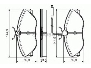 BOSCH 0 986 495 056 stabdžių trinkelių rinkinys, diskinis stabdys 
 Techninės priežiūros dalys -> Papildomas remontas
1506568, 77362235, 4251 17