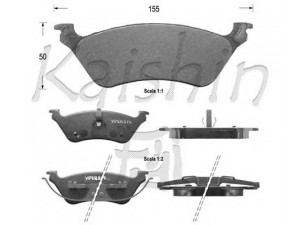 KAISHIN D10043 stabdžių trinkelių rinkinys, diskinis stabdys 
 Techninės priežiūros dalys -> Papildomas remontas
5019805AA, 5071948AA, 5083882AB