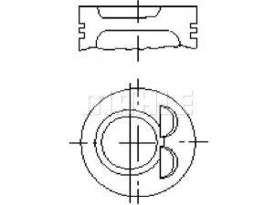 MAHLE ORIGINAL S59201 stūmoklis 
 Variklis -> Cilindrai/stūmokliai