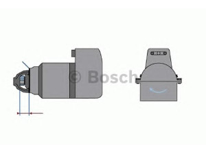 BOSCH 0 001 610 001 starteris