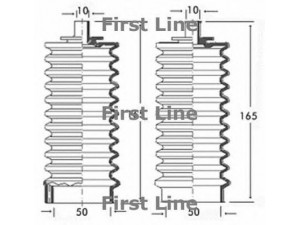 FIRST LINE FSG3160 gofruotoji membrana, vairavimas 
 Vairavimas -> Gofruotoji membrana/sandarinimai