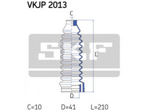 SKF VKJP 2013 gofruotoji membrana, vairavimas 
 Vairavimas -> Gofruotoji membrana/sandarinimai
1H0 422 831 B, 357 422 831 A, 1H0 422 831 B