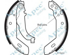 APEC braking SHU365 stabdžių trinkelė 
 Stabdžių sistema -> Būgninis stabdys -> Stabdžių įdėklas/ trinkelė
424172, 4241E5, 424172, 4241E5