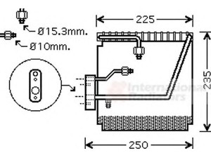 VAN WEZEL 2500V198 garintuvas, oro kondicionierius 
 Oro kondicionavimas -> Garintuvas
80215-ST3-G11, 80215ST3G01, 80215ST3G11