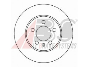 A.B.S. 16880 OE stabdžių diskas 
 Dviratė transporto priemonės -> Stabdžių sistema -> Stabdžių diskai / priedai
1J0.615.301D, 1J0.615.301L, 6R0615301