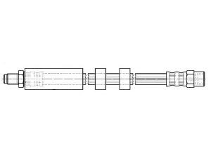 KAWE 511226 stabdžių žarnelė 
 Stabdžių sistema -> Stabdžių žarnelės
4A0611775