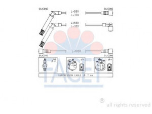 FACET 4.8689 uždegimo laido komplektas 
 Kibirkšties / kaitinamasis uždegimas -> Uždegimo laidai/jungtys
16 12 558, 16 12 559, 16 12 560