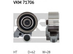 SKF VKM 71706 įtempiklio skriemulys, paskirstymo diržas 
 Techninės priežiūros dalys -> Papildomas remontas
13505-67050