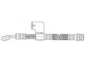 KAWE 511878 stabdžių žarnelė 
 Stabdžių sistema -> Stabdžių žarnelės
5873229010, 5873229020