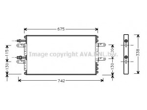 AVA QUALITY COOLING RTA5251 kondensatorius, oro kondicionierius