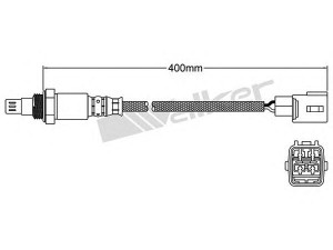 WALKER PRODUCTS 250-54006 lambda jutiklis 
 Išmetimo sistema -> Lambda jutiklis
89467 12030, 89467 20030, 89467 47010