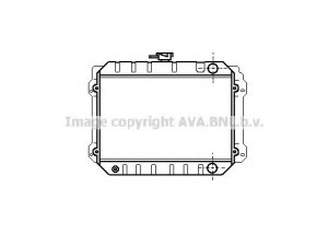 AVA QUALITY COOLING TO2013 radiatorius, variklio aušinimas
1640031110, 1640031240