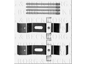 BORG & BECK BBK1557 priedų komplektas, diskinių stabdžių trinkelės 
 Stabdžių sistema -> Diskinis stabdys -> Stabdžių dalys/priedai