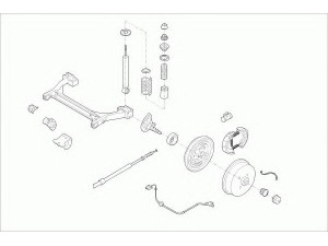 BOGE VW-GOLF-RB004 vairavimo mechanizmas; rato pakaba 
 Ašies montavimas/vairavimo mechanizmas/ratai -> Prekių paieška pagal schemą