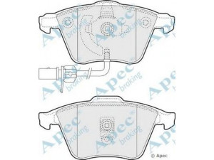 APEC braking PAD1299 stabdžių trinkelių rinkinys, diskinis stabdys 
 Techninės priežiūros dalys -> Papildomas remontas
4B0698151AC, 4B0698151AD, 4B0698151Q