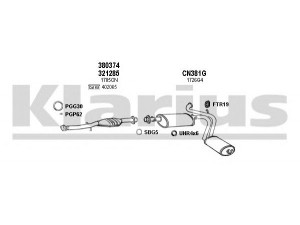 KLARIUS 630416U išmetimo sistema 
 Išmetimo sistema -> Išmetimo sistema, visa